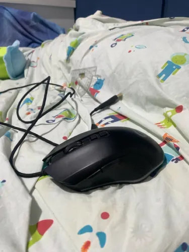 Mouse gamer fortrek m3 preto com rgb