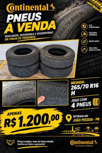 Pneu 265 / 70 / 16