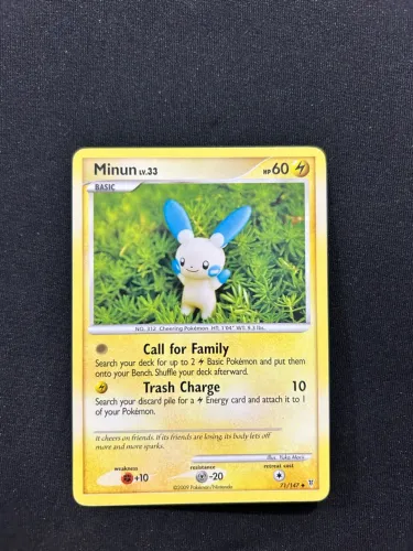 CARTA RARA POKÉMON VINTAGE - MINUM