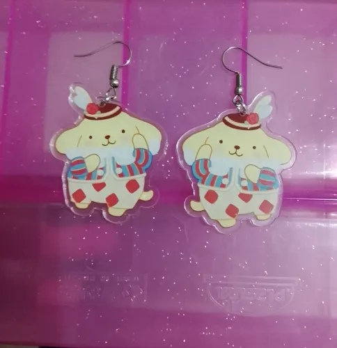 Brinco Pompompurin Sanrio