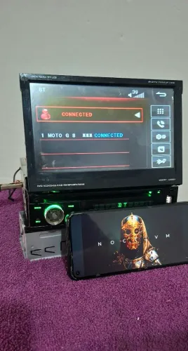 DVD Player Automotivo Retrátil Napoli 7" - Bluetooth, USB e TV