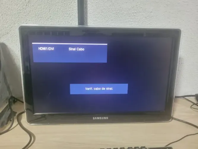 Tv monitor 22 samsung vga rac ln 22b650t7 usada otima so 289 aceito notebook