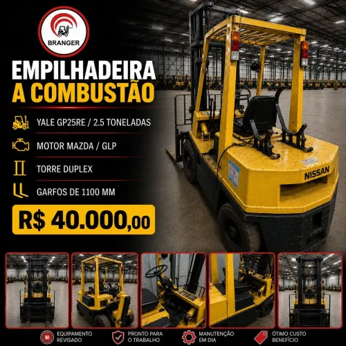 Empilhadeira combustão 2.5 ton