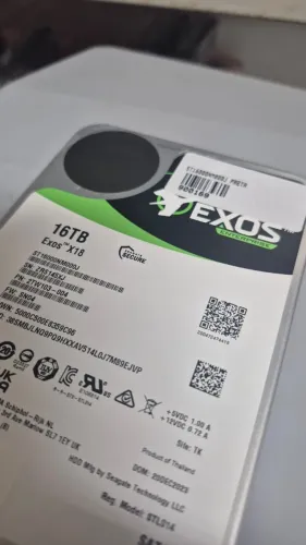 HDD Servidor Seagate Exos X18 16TB SATA 6GB/s 7200RPM 256MB
