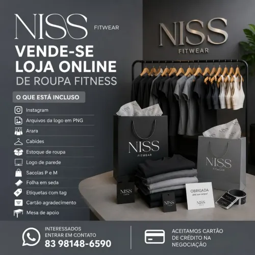 VENDO MINHA LOJA ONLINE DE ROUPA FITNES 