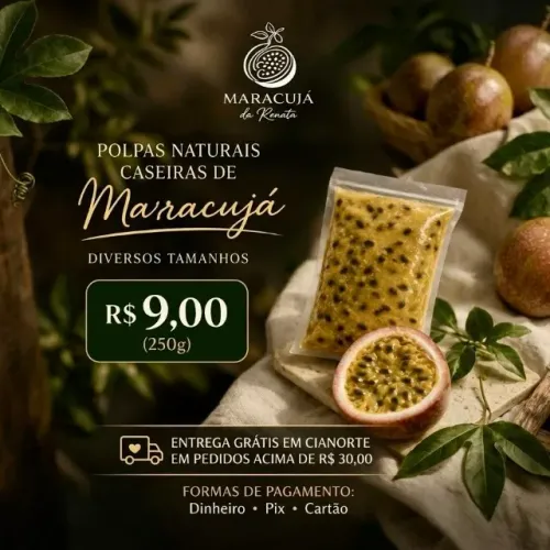 Maracujá (frutas ou polpas)
