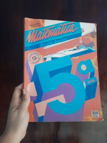 Livro matemática das antigas Bianchini 