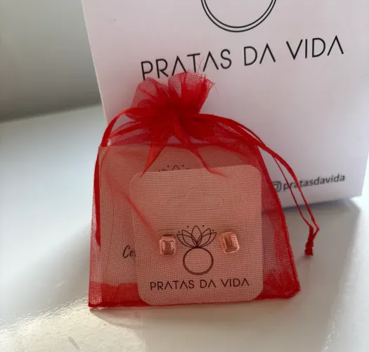 Vendo: Brinco Prata 925 - Pratas da Vida (Novo, com certificado)