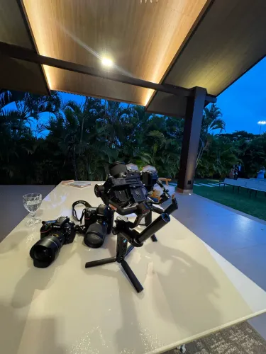 Serviços fotográficos e filmagem, drone