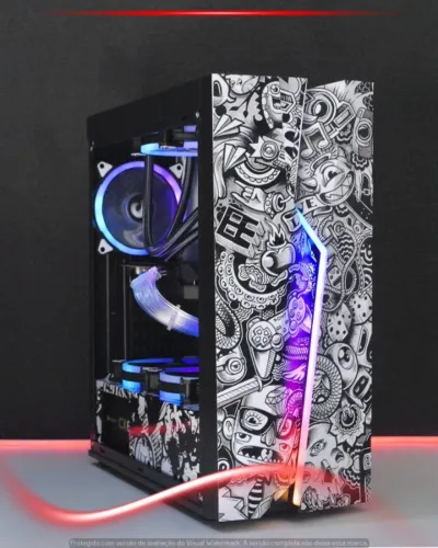 PC Gamer Ryzen 5 5500, 16GB RAM, SSD 512GB, GTX 1660 Super, Gabinete AeroCool, Fonte 600W