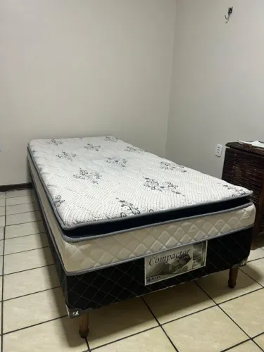 Cama Solteirão conjugada, linha Compactor Luxo - Allflex