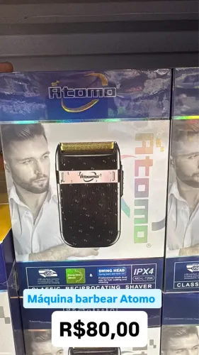 Máquina de barbear Átomo - Entrega Rápida!!!