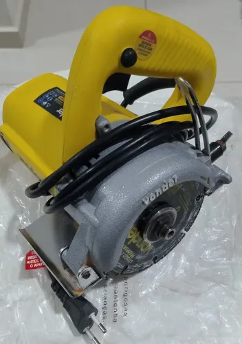 Serra Mármore Vonder 1300w semi nova com discos