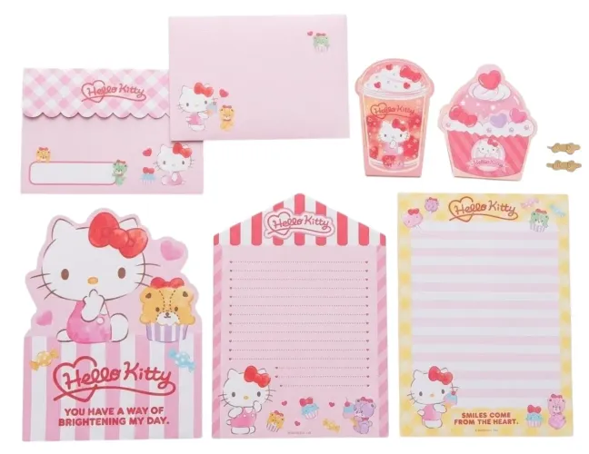 Kit Papel de Carta Sanrio Hello Kitty Importado 
