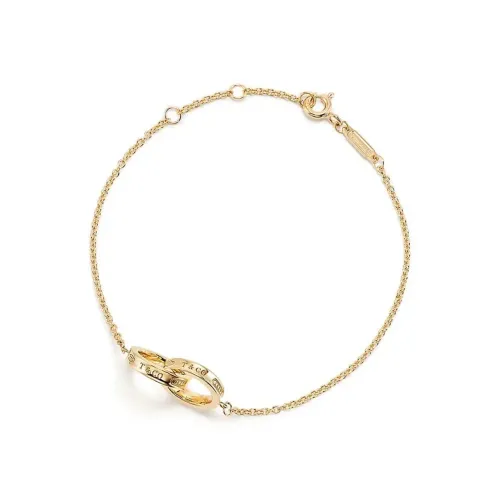 Pulseira Tiffany Interlocking Circles em Ouro Amarelo