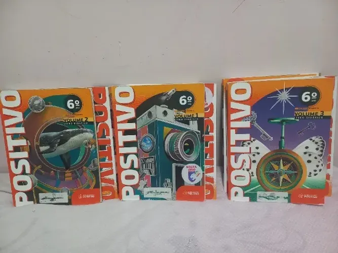 LIVROS POSITIVO 6 ANO FUNDAMENTAL