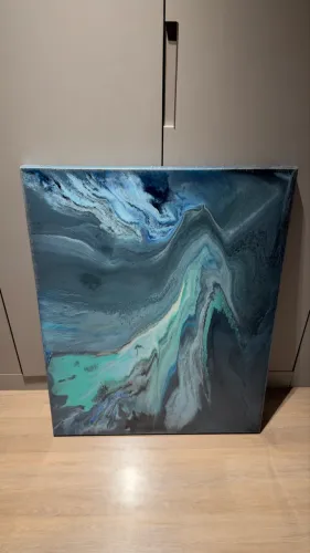 Quadro Original em Resina - 80 x 100 cm