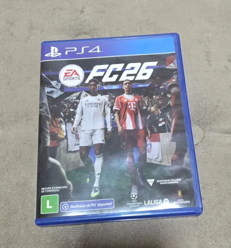 FC26 para PS4, semi novo, pouco usado.