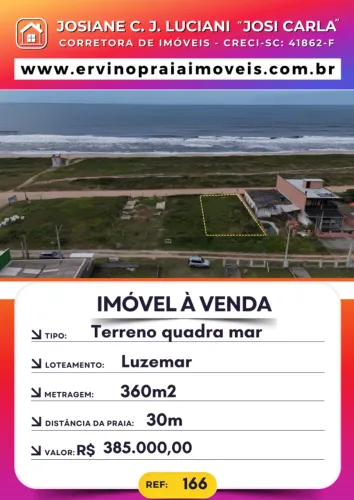 Lote para Venda em São Francisco do Sul, praia do Ervino