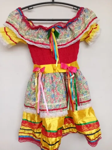 Vestido junino infantil