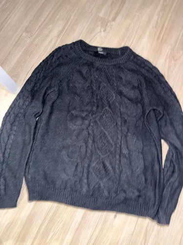 Blusa Tricot Preta Forever 21 M