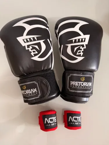 Luvas de box com bandagem