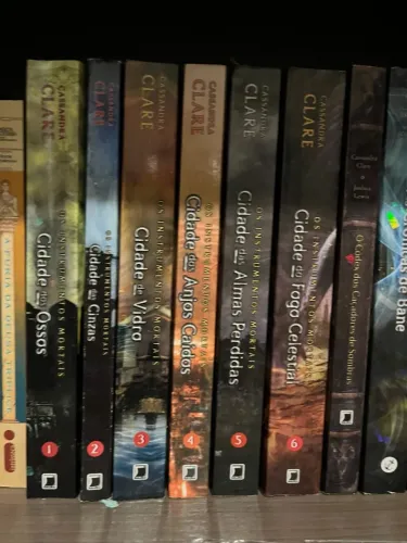 Livros Instrumentos Mortais + Peças infernais e extras coleção completa