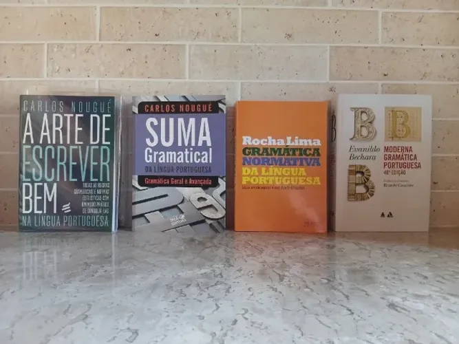 kit 4 gramáticas, Bechara, Rocha Lima e Carlos Nougué