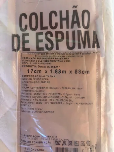 Colchão solteiro
