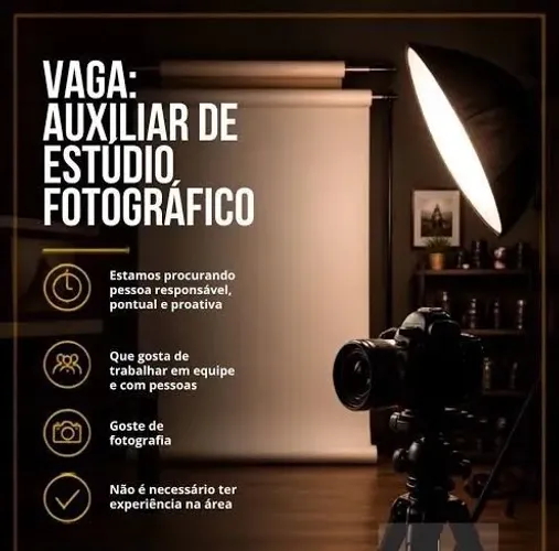 Auxiliar de Fotógrafo