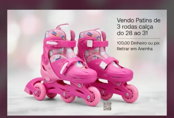 Patins Feminino Infantil