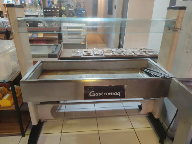 VENDO SELF-SERVICE FRIO GASTROMAQ 8 CUBAS TAMPA INOX