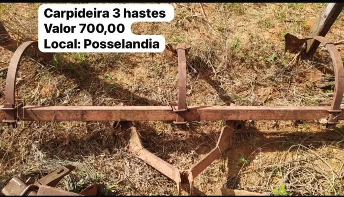 Carpideira de Trator 3 linhas peça relíquia.