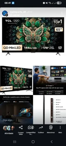 Tv Tcl 65 polegadas 