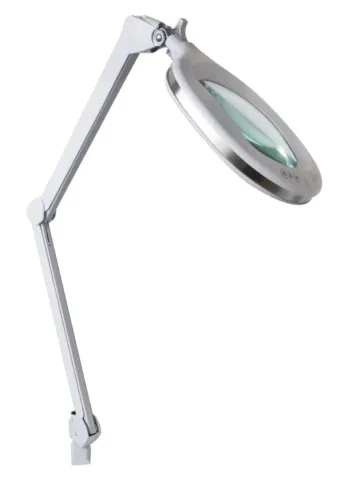 Lupa LED Duo Light Estek - Apoio de Mesa