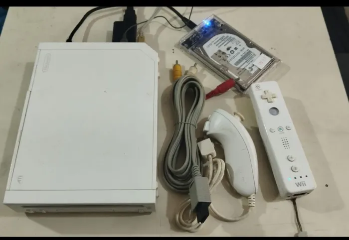 Nintendo Wii Completo Desb com HD e Jogos 