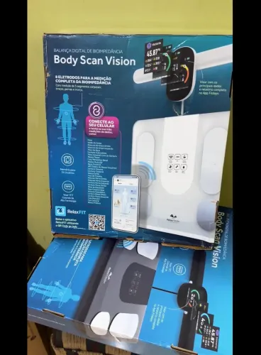 BALANÇA DIGITAL DE BIOIMPEDÂNCIA Body Scan Vision
