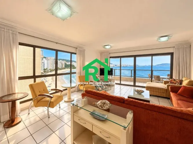 Apartamento frente mar, vista mar com 3 quartos (3 Suítes), 2 vagas à venda em Pitangueira