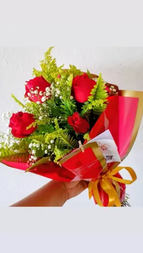 Buquês de rosas naturais 