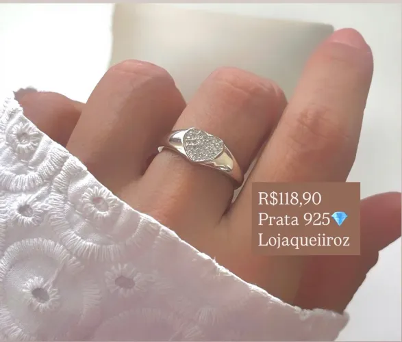 Anéis feminino de Prata italiana 925