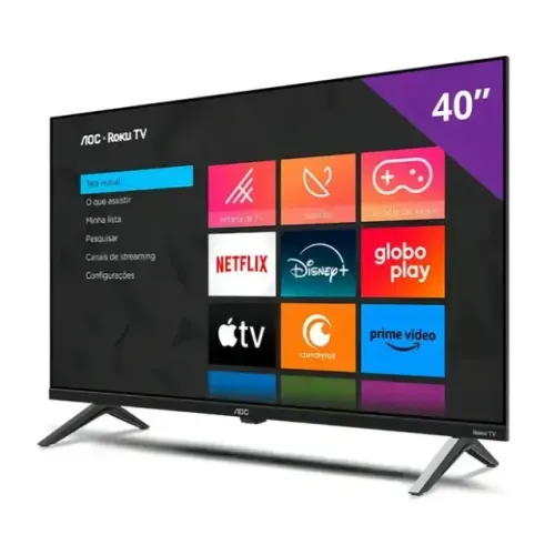Estou vendendo uma tv roku 40 polegadas semi nova motivo quero vender ou trocar por um not