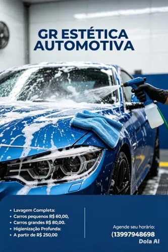 Lavagens  de carro e higenizacao