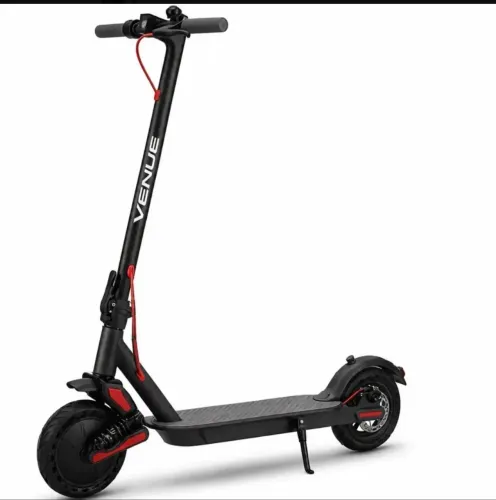 Patinete Elétrico 350w com Amortecedor e app GPS Bateria Recarregável Dobrável
