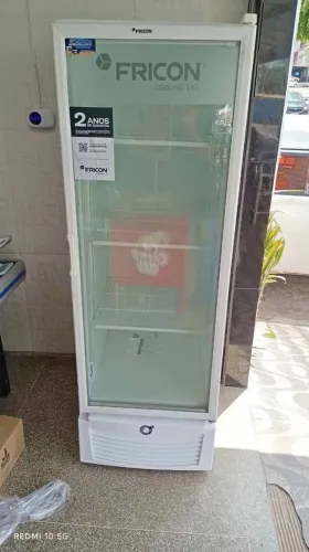 Freezer Vertical Tripla Ação Tampa De vidro - Novo
