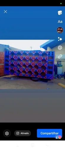 Carretinha trucada de som automotivo 24 auto falante de 15