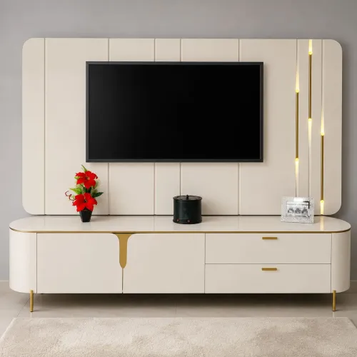 Painel com Rack Celine - Off white 