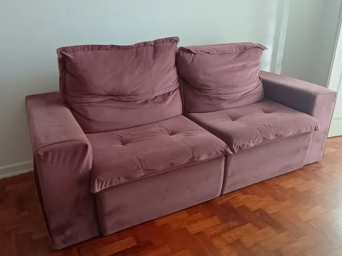 Vendo Sofá Retrátil e Reclinável usado r$ 400,00
