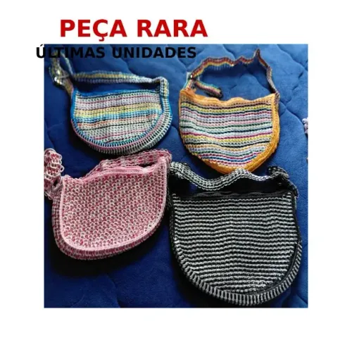 Bolsa artesanal EXCLUSIVA- Ultimas peças- Artesã Neide Ambrósio