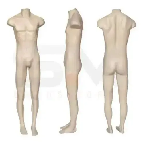 manequim masculino sem braço sem cabeça 