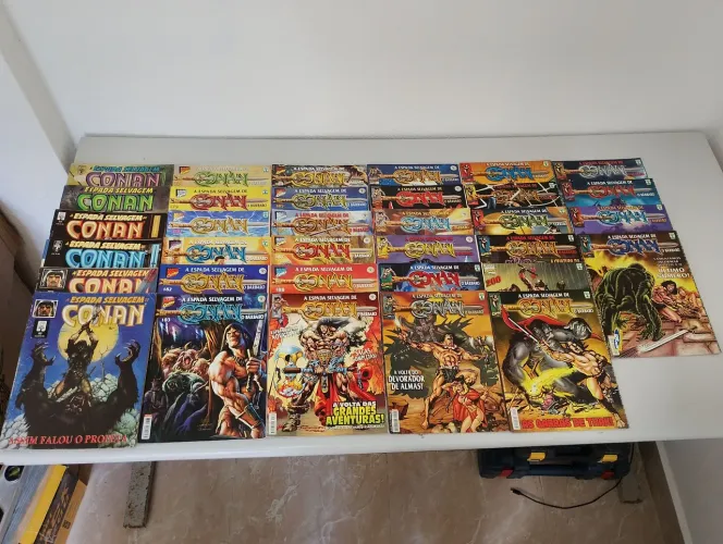 Lote Revistas A Espada Selvagem de Conan Editora Abril